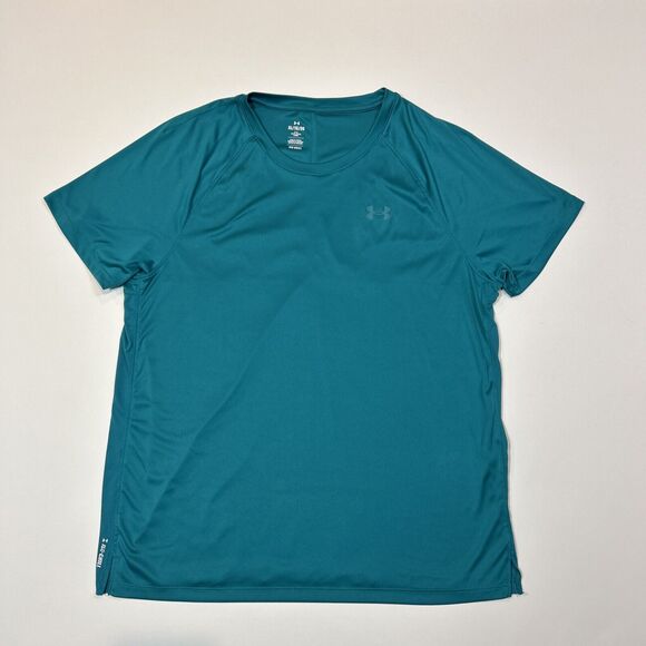 Under Armour Iso Chill Shirt Adult XL Extra Large Teal Fitted Active Men - Picture 1 of 15